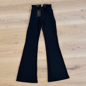 Outcast Flare Pants O Ring and Stud Details Avalyn Size M Black